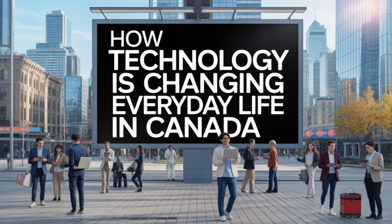 How Technology Is Changing Everyday Life in Canada