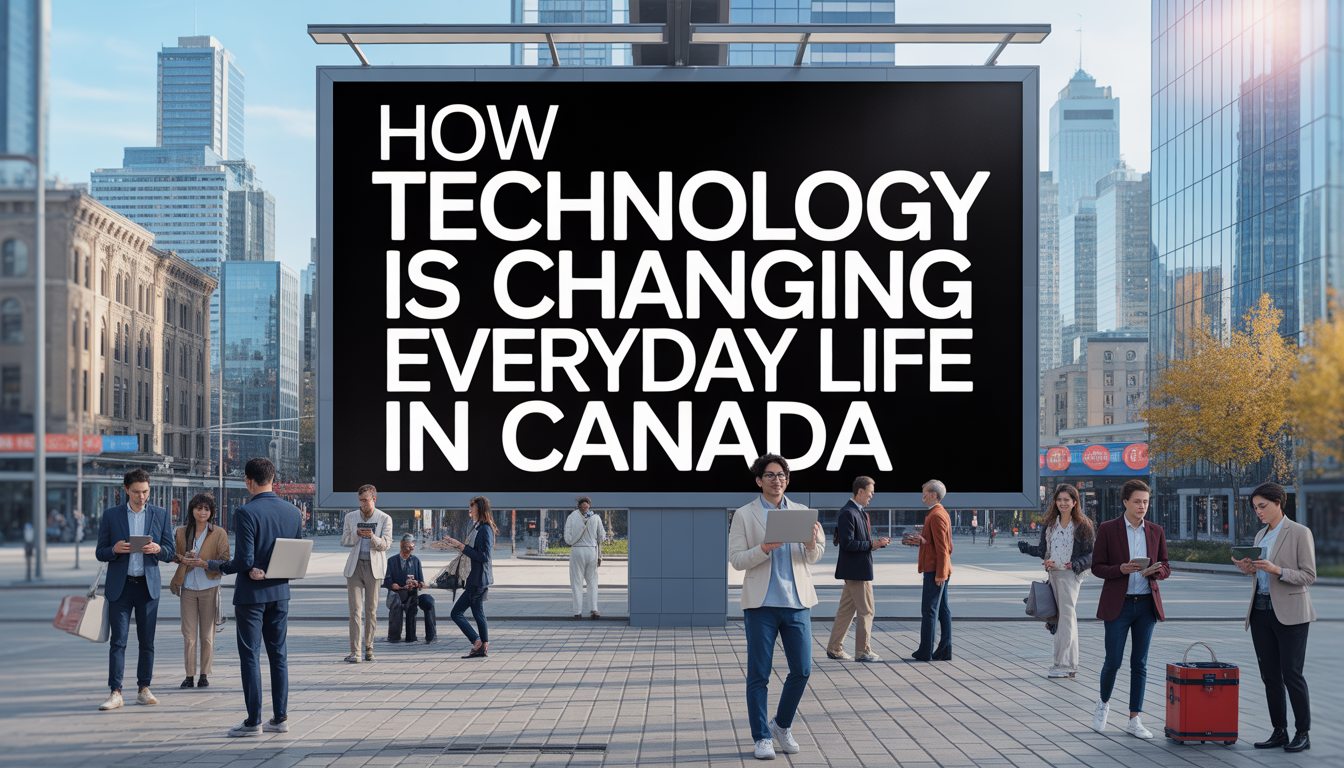 How Technology Is Changing Everyday Life in Canada